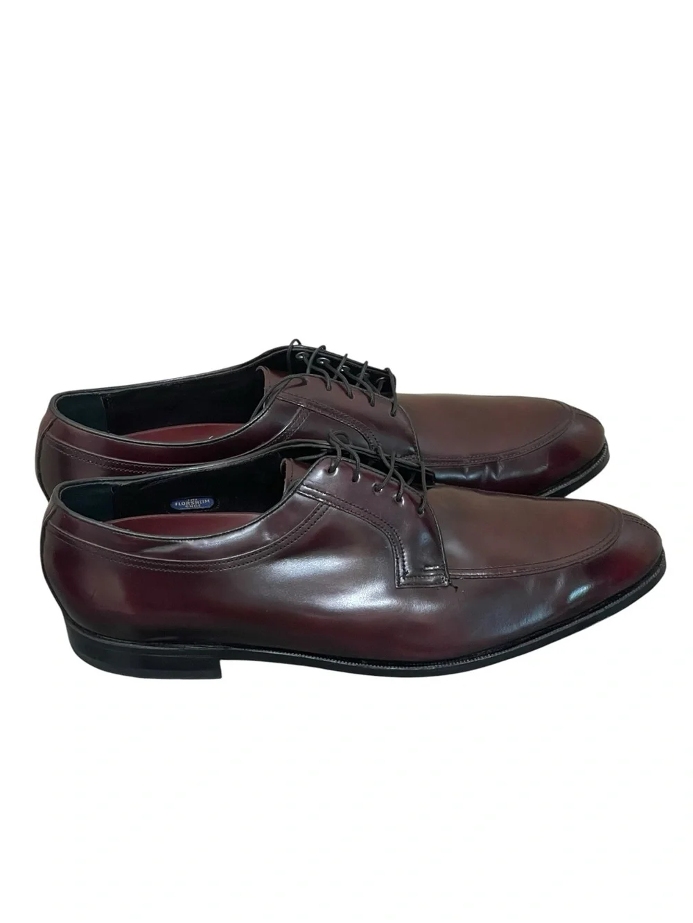 Florsheim Men's Richfield Oxford burgundy lace up shoes size 12D